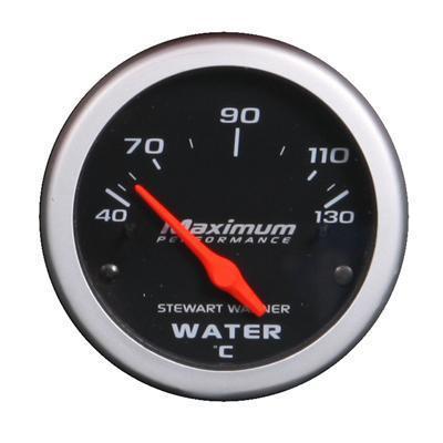 Stewart warner maximum performance electrical water temp gauge 2 1/16" dia