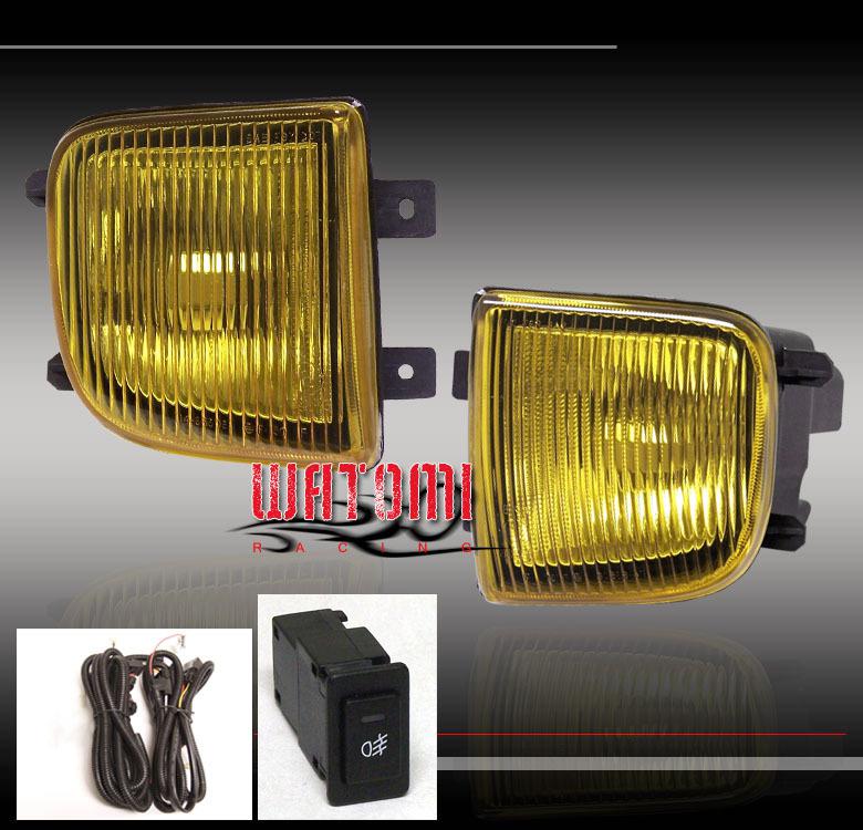 00-04 nissan pathfinder oem jdm fog lights yellow 02 03