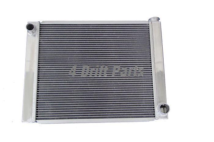 2 rows/ dual core universal chevy/ gm pro aluminum radiator 26" x 19" inch