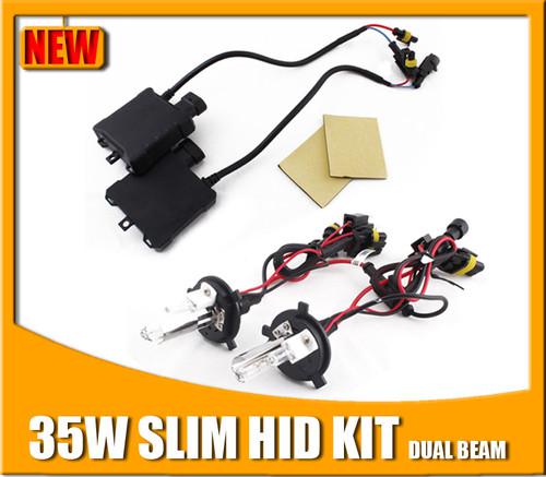 Slim h4 dual beam 4300k 6000k 8000k 10000k 12000k  xenon hid conversion kit us