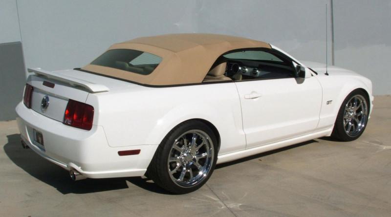 Ford mustang convertible top w/glass window oem haartz vinyl 05-11, 6yr warranty