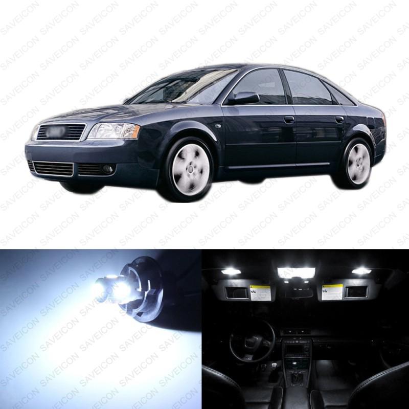 21 x error free white led interior light package for 1998-2004 audi a6 s6 rs6 c5