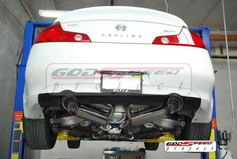 Godspeed 350z z33 g35 coupe 2dr stainless steel performance catback exhaust jdm