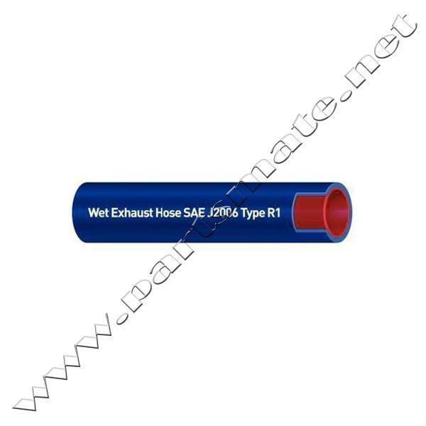 Shields 202800036 8&quot; nautiflex silicone wet exhaust hose blue series 202