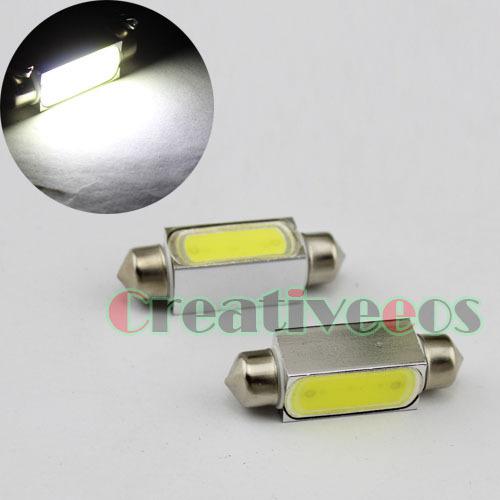 2x 36mm 3w high power smd led festoon dome wedge license plate light bulb lamp