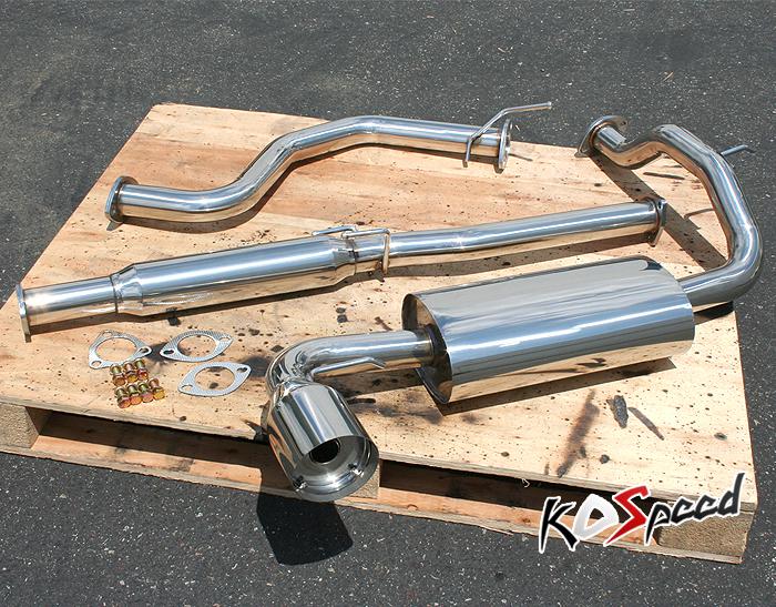 Stainless steel catback cat back exhaust system 88-91 honda civic 3dr hb hatch