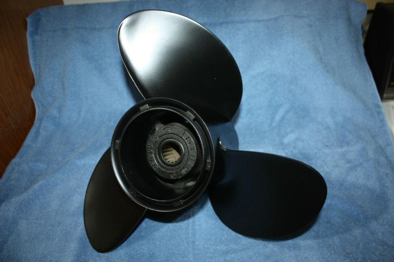 15" x 17 pitch aluminum propeller for omc, evinrude, johnson v6 or stern drive