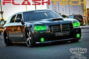 Dodge magnum v.3 fusion colorshift led halo headlight kit (2005-2007)