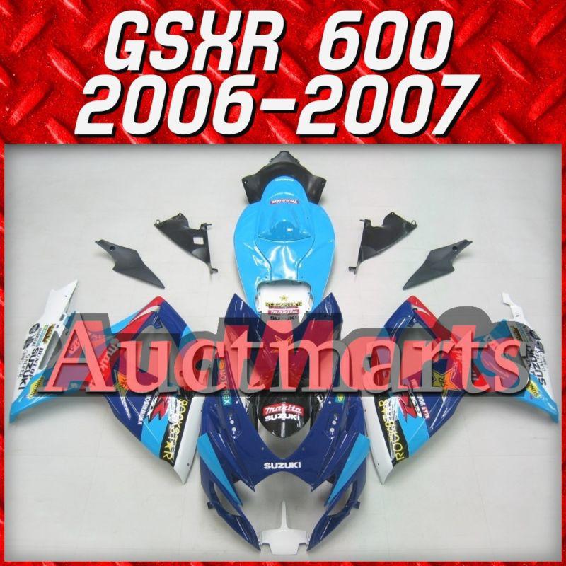 Fit suzuki gsxr 750 gsxr 600 06 07 gsx-r 2006 2007 fairing bodywork k6 c10 g33