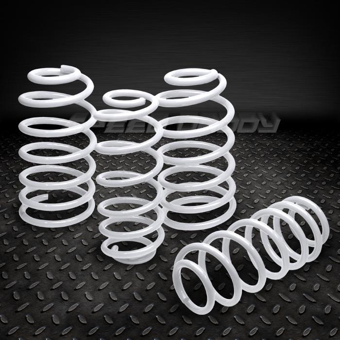 1.5" drop suspension lowering springs/spring 93-02 chevy camaro/firebird white