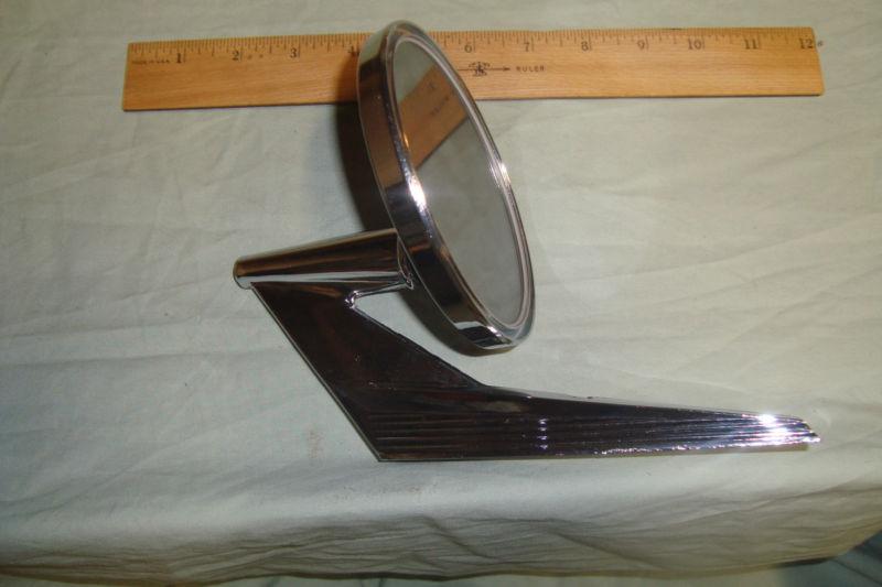 Vintage universal replacement chrome car mirror nos in the box nice 