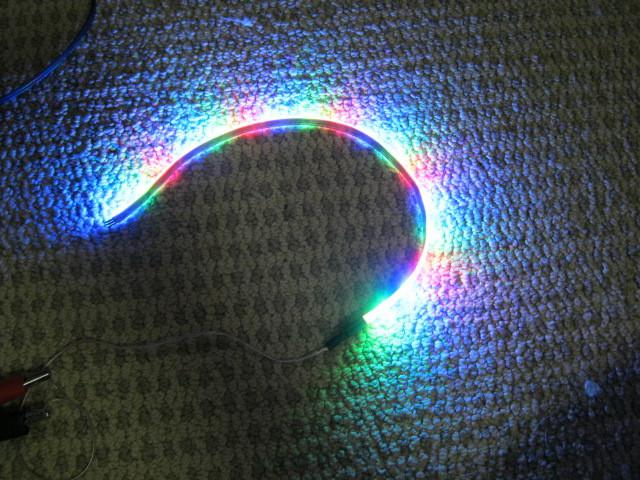 2p 30cm 1ft car vehicle 18smd led rgb waterproof flexible strip lights lamp