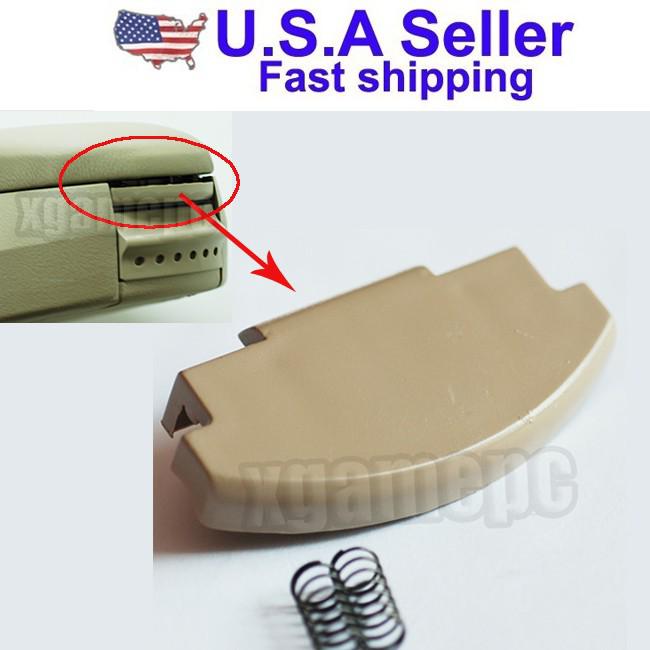 Vw beige center armrest console lid latch jatta bora golf mk4 beetle passat b5