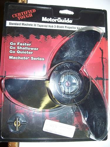 Motorguide machete iii - kit # mga089b - 3 - blade - 3.5 inch dia