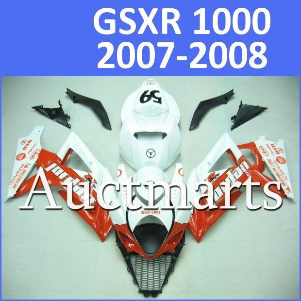 Fit suzuki 07 08 gsxr 1000 gsx-r 2007 2008 fairing bodywork plastics k7 d11 i35