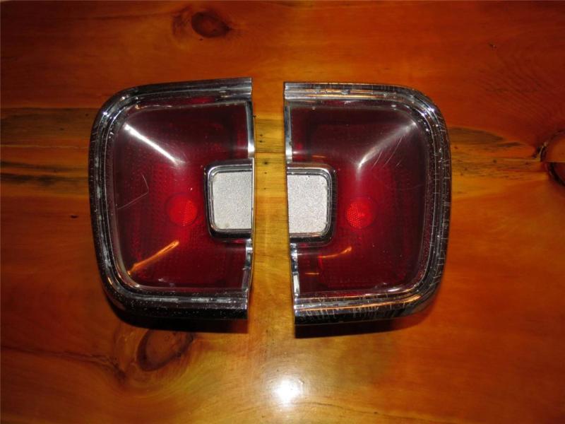 Nice set of 1967 plymouth barracuda notchback tail lights driver shape.