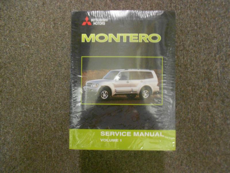 2001 mitsubishi montero service repair shop manual 4 vol factory book 01 oem set