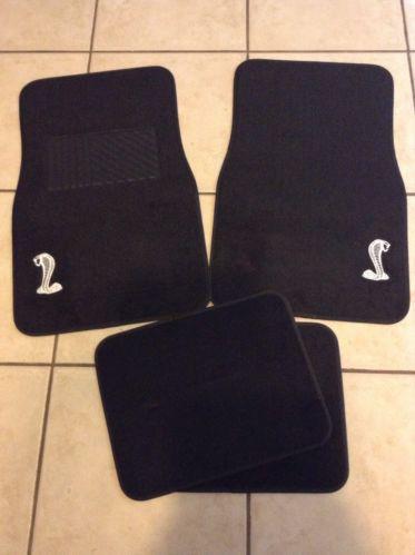 87-93 94-95 96-98 99-04 05-13 ford mustang cobra snake black mats carpets