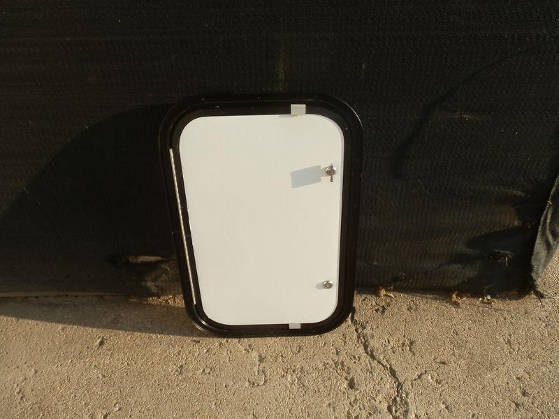 Rv cargo door r.o. 22" tall x 14" wide x 3/4" thick ( used )