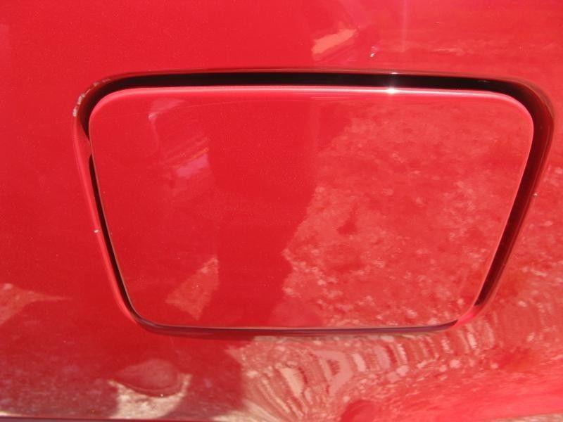 98 99 volvo v70 fuel gas filler door cover red