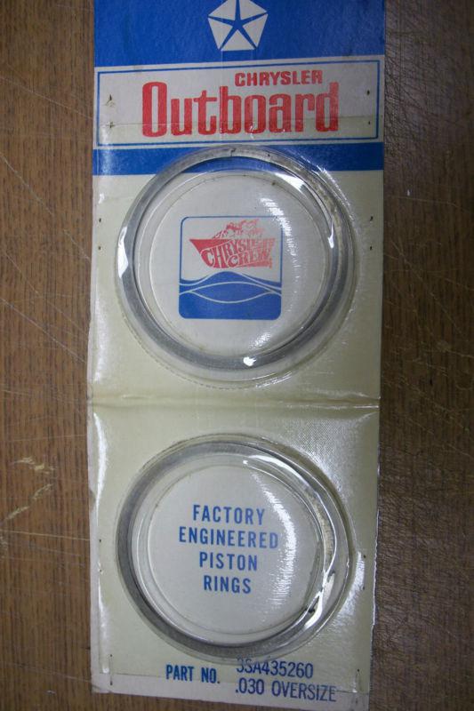 Chrysler outboard piston rings - f3sa435260 - nos - nla - as pictured - +.030