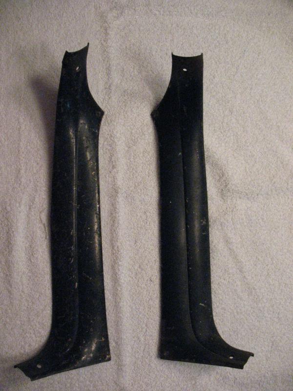 1955, 1956, 1957 chevy sedan pair  windshield pillar garnish mouldings