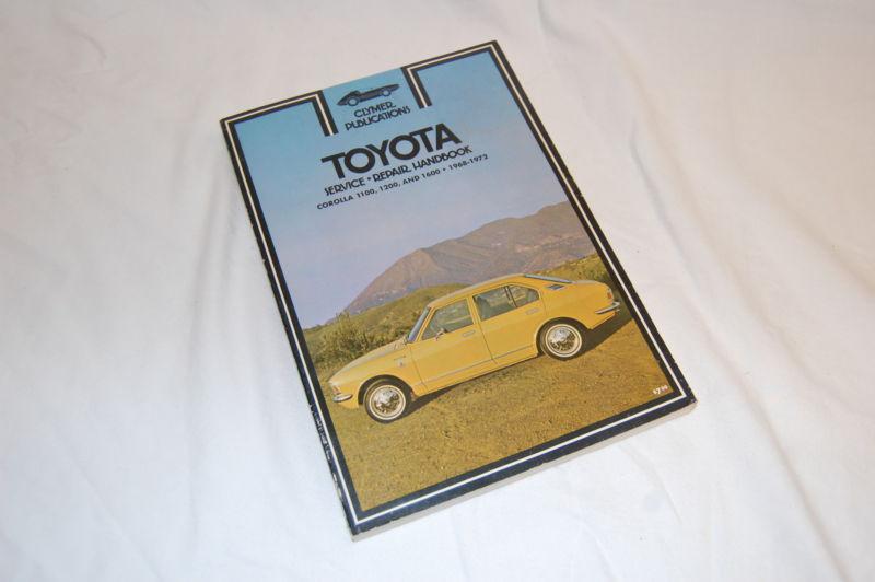 Datsun service repair handbook corolla 1100, 1200, 1600 series 1968-1972 clymer