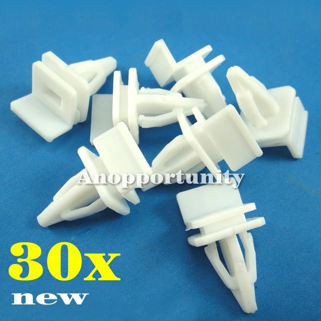 30pc rivet fastener upper panel sealer moulding clips for rocker 91513-sm4-000