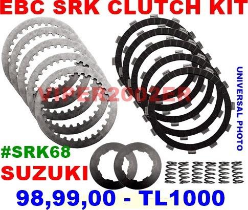 Ebc srk clutch kit suzuki 98,99,00 tl1000 #srk68