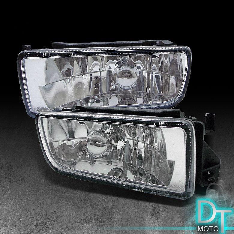 92-98 bmw e36 3-series 2/4dr crystal fog lights lamp left+right 318 323 325 328