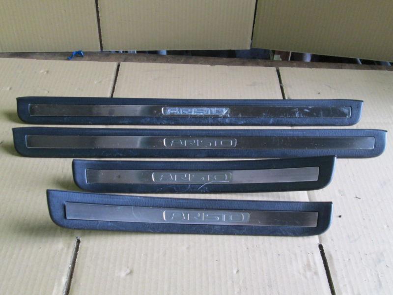 [j20t] jdm:toyota:aristo:jzs161:oem scuff plate x4set