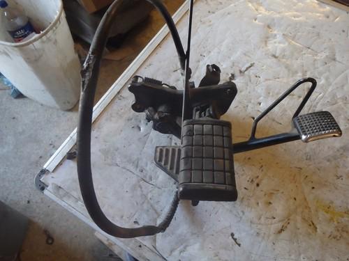 93 kawasaki vulcan vn750 750 right foot peg with brake pedal an dline