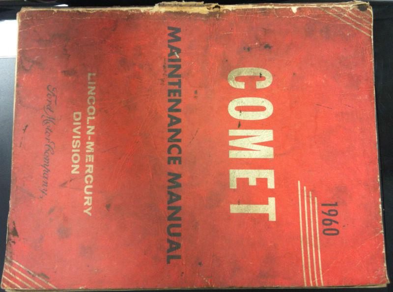 1960 ford comet maintenance manual