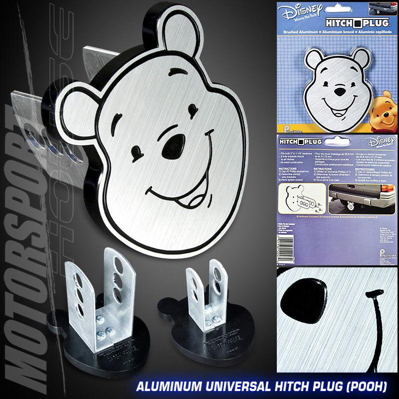 Aluminum hitch plug cover winnie the pooh disney cartoon style kit replacement 