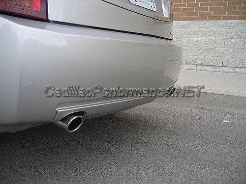 2004-2007 cadillac cts polished exhaust tips set of 2