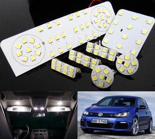 Perfect fit 84 smd led interior dome map trunk light panel vw gti golf cc passat