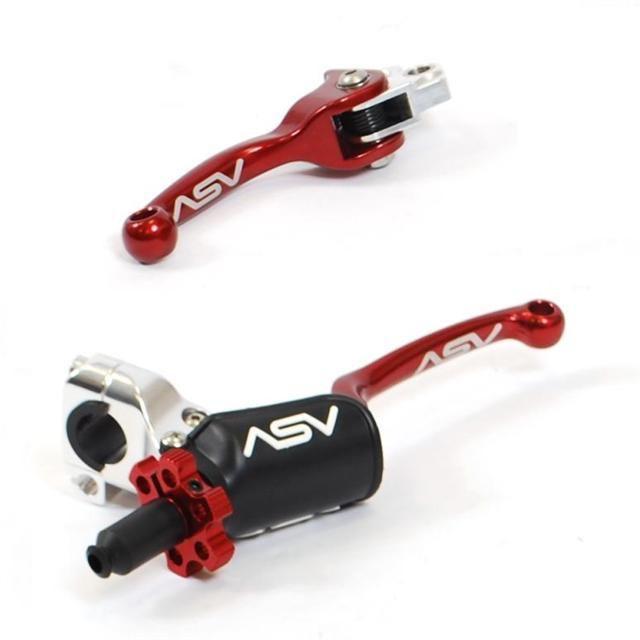 Yamaha yz250f 01-06 yz450f 01-07 asv f3 pro forged brake clutch levers red