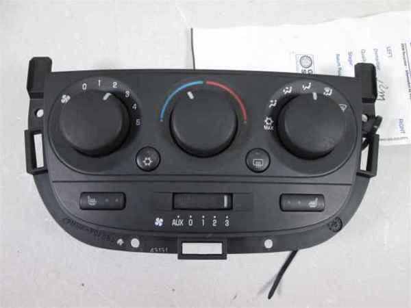 01 02 03 04 05 pontiac van a/c heat climate controls