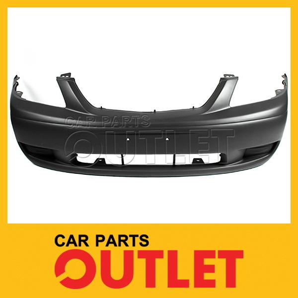 00 mazda mpv front bumper top primered gray wo fog textured gray bottom base dx