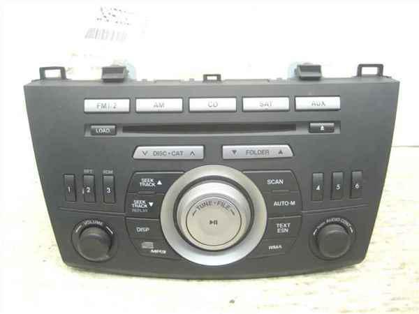 10 mazda 3 cd single disc mp3 player radio oem lkq