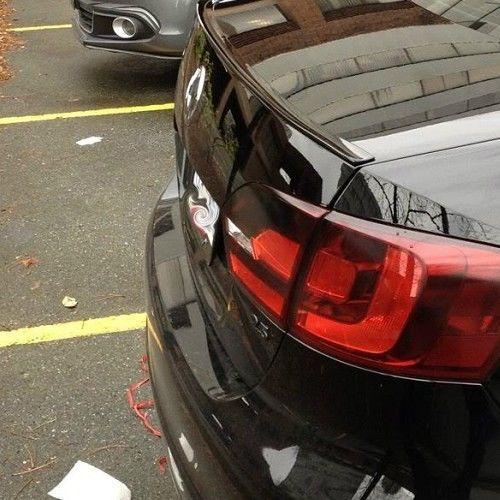 Volkswagen vw jetta mk6 boot trunk lip spoiler  color code 2t2t, lc9x