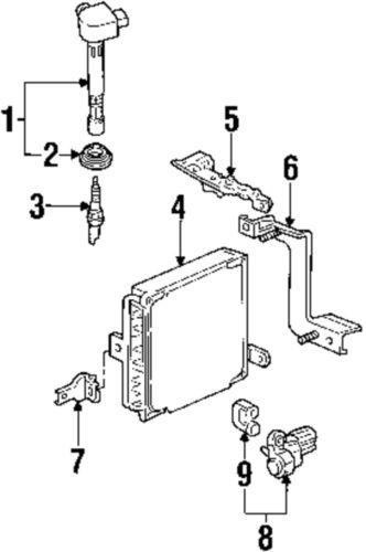 Honda oem 37820-plm-l52 engine computer/ecu/pcm/engine control module