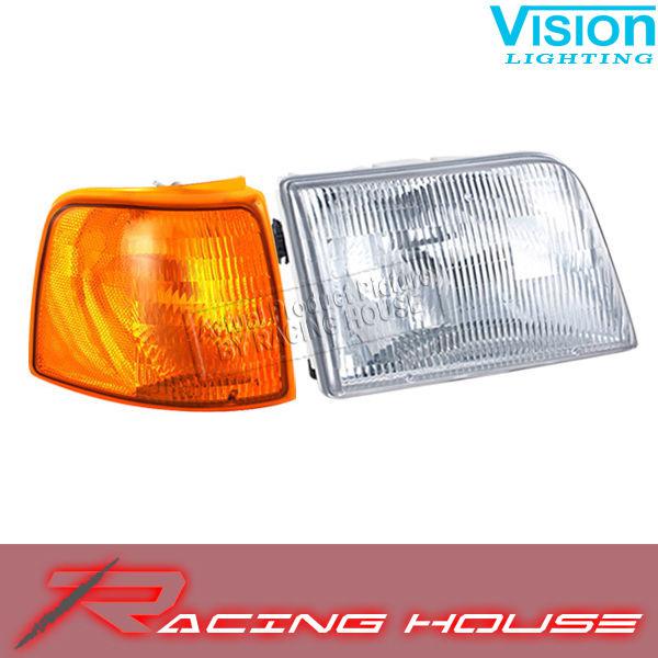 Passenger r/h headlight kit corner light signal 93-97 ford ranger splash sport