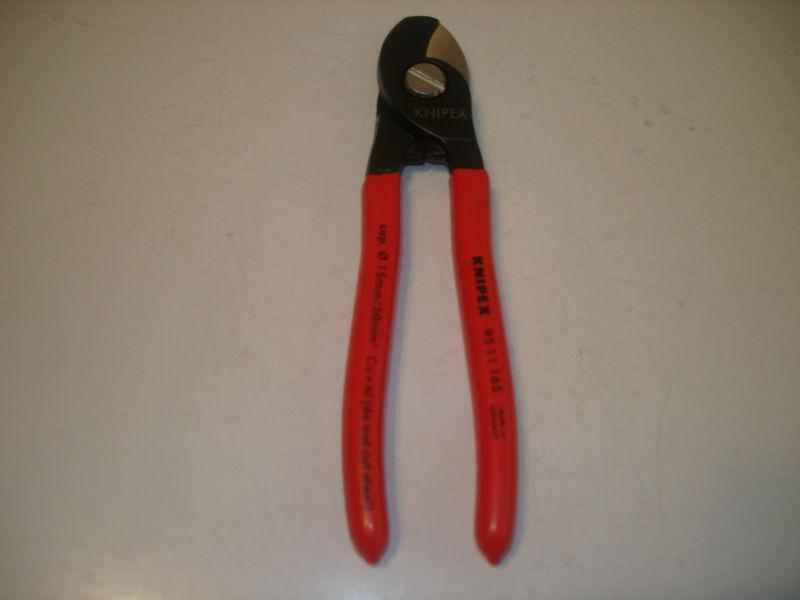 Knipex 6 1/2in 165mm compact cable shear  95 11 165