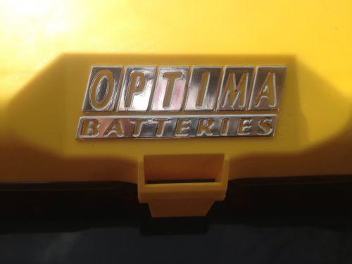 Optima yellow top battery cover tray & adapters imca nascar ump race