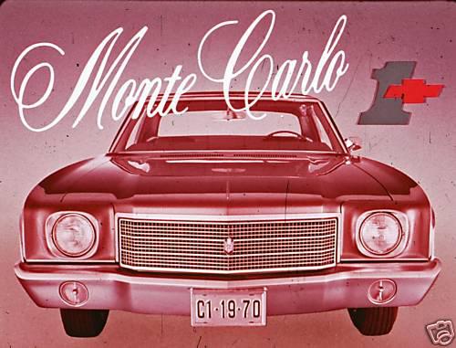 1970 monte carlo with grand prix factory dvd 72hr sale!