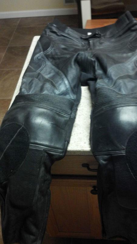 Motorcycle riding leathers ,motorcycle leather jacket, and  leather pants 