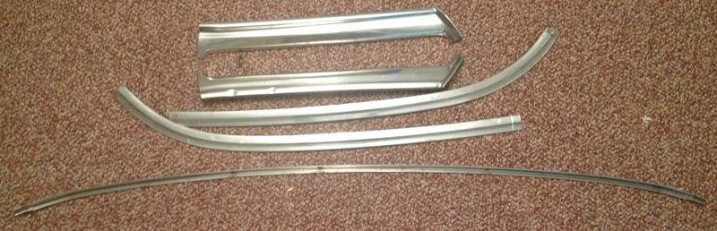 1966 ford galaxie fairlane hard top windshield trim complete