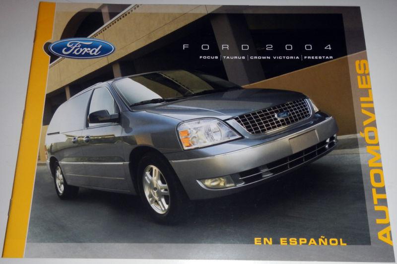 2004 ford automoviles brochure in spanish en espanol focus taurus crown victoria