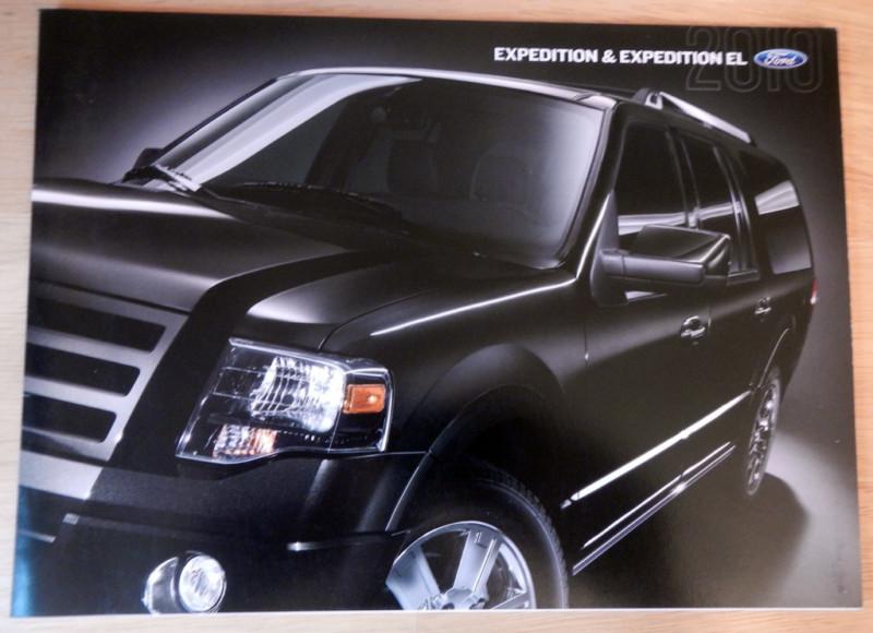 New 2010 ford expedition & expedition el literature brochure